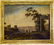 Italian painter from the 18th century. River landscape