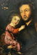 Painter from the 17th century. Saint Anotny with Jesus. - 2