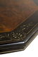 Octagonal shaped table, 19th century. Black ebonized - 4