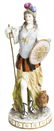 Capodimonte porcelain. Late 19th century. Minerva. H cm