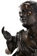 Causse' Julien, Allegory of poetry. Bronze sculpture. H - 3