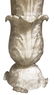 Pair of white Volterra alabaster vases. Late 18th - 3