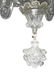 Murano glass chandelier, 5 lights. H cm 74. Diameter cm - 2