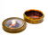 Snuffbox in olive wood root surface, turtle interior, - 3