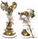 Pair of Capodimonte porcelain small puttis. Early 20th