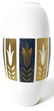 H and C Selb Bavaria. White vase with flower