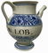 Venetian majolica spout jug. Bassano, late 1600s. H cm