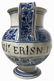 Venetian majolica spout jug. Bassano, late 1600s. H cm - 2