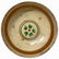 3 Sicilian majolica plates. 2 soup plates. cm 16 e cm - 2