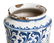 Caltagirone majolica, 18th century. Cylindrical. H cm - 2