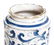 Caltagirone majolica, 18th century. Cylindrical. H cm - 3