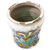 Cylinder in Caltagirone majolica, 18th century. Blue - 3