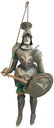 Antique Sicilian puppet. H cm 145