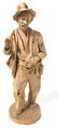 Filippo Romano.Backclay statuette, Caltagirone. Elder