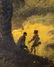 Painter from the 18th century. Round painting of rural - 2