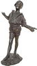 Gennaro Cacciapuoti. Bronze. Little boy with cane. H cm