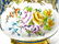 Limoges, France. Golden and blue cachepot . - 2