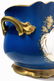 Limoges, France. Golden and blue cachepot . - 3