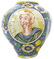 Di Bartolo, 19th century. Bombola in polychroma