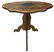 Oval table, spurled in bois de rose, palisander