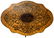 Oval table, spurled in bois de rose, palisander - 3