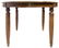 Walnut oval table, extensible with 4 Vienna straw - 3