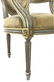 Pair of golden lacquared small armchairs. Ealry 20th - 2