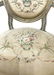 Pair of golden lacquared small armchairs. Ealry 20th - 4