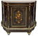 Etagere, 19th century. Main door with inlaids, side