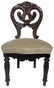 4 chairs, early 20th century. Mahogany wood. Decorated - 2