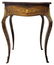 Small work table, inlaid on the surface and on the