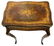 Small work table, inlaid on the surface and on the - 3
