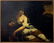 Venetian-emiliano, 17th century. Female character with