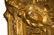 Golden pier mirror from the 19th century. Golden foil. - 4