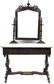 Vanity. Late 19th century, Sicilia. Rosewood. Pier