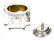 Silver 800 box finely hand-finished. Punch Mi 143, year - 3