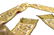 Embroidered stole with gold thread and satin, 18th - 3