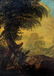 Italian painter from the 18th century. Rocks landscape - 2