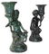 Pair of cire perdue bronzes. 19th century. Boy and - 3
