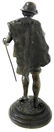 Patineted bronze sculpture, 919th century. Young - 2