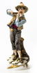 Capodimonte porcelain statuette. 20th century. Flute