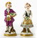 Capodimonte porcelain statuette. 20th century. Children