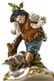 Capodimonte porcelain statuette. 20th century. Dog with - 3