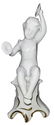 Capodimonte porcelain statuette, 20th century. Angel. H