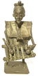 Bronze statuette. Early 20th century. Musician. H cm 17