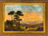 English painter from the 19th century. Landscape with