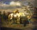 Italian painter from the 19th century. Bucolic scene