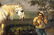 Italian painter from the 19th century. Bucolic scene - 2