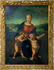 Painter from the 19th century. Madonna with Goldfinch,