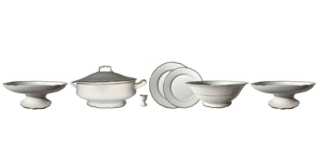 set of porcelain plates, Richard Ginori, 1930. (1 of 8)